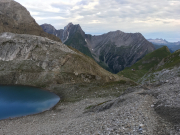 Bergsee südlich der Memminger Hütte