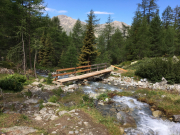 Abstieg von der Verpeilhütte